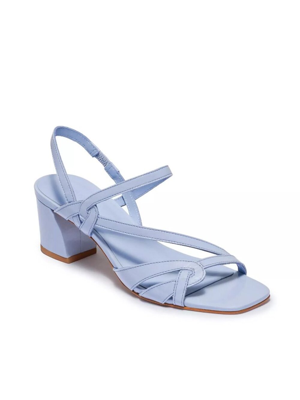 Bernardo Gyoda Something Blue Strappy Mid Heel Sandal